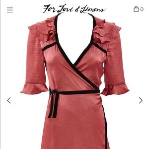 For Love and Lemons Silk Robe